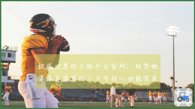 权威世界杯买球平台官网：助您畅享体育盛宴的入口与核心功能深度解析